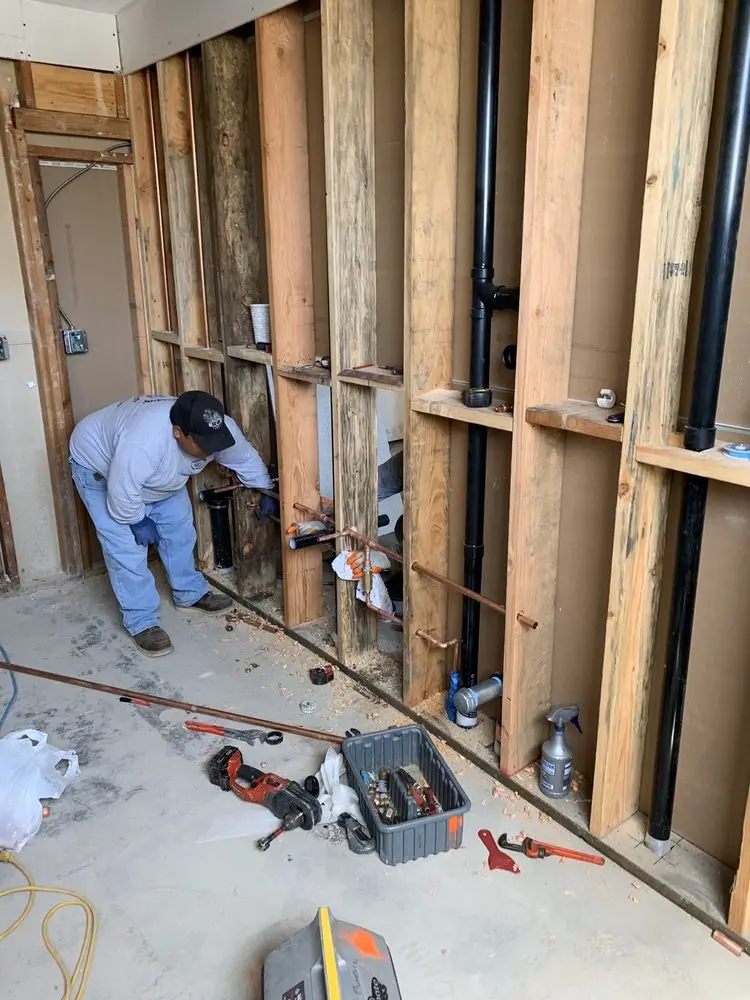 Commercial rough-in plumbing for Gas Line Repair in Ivy Hill
